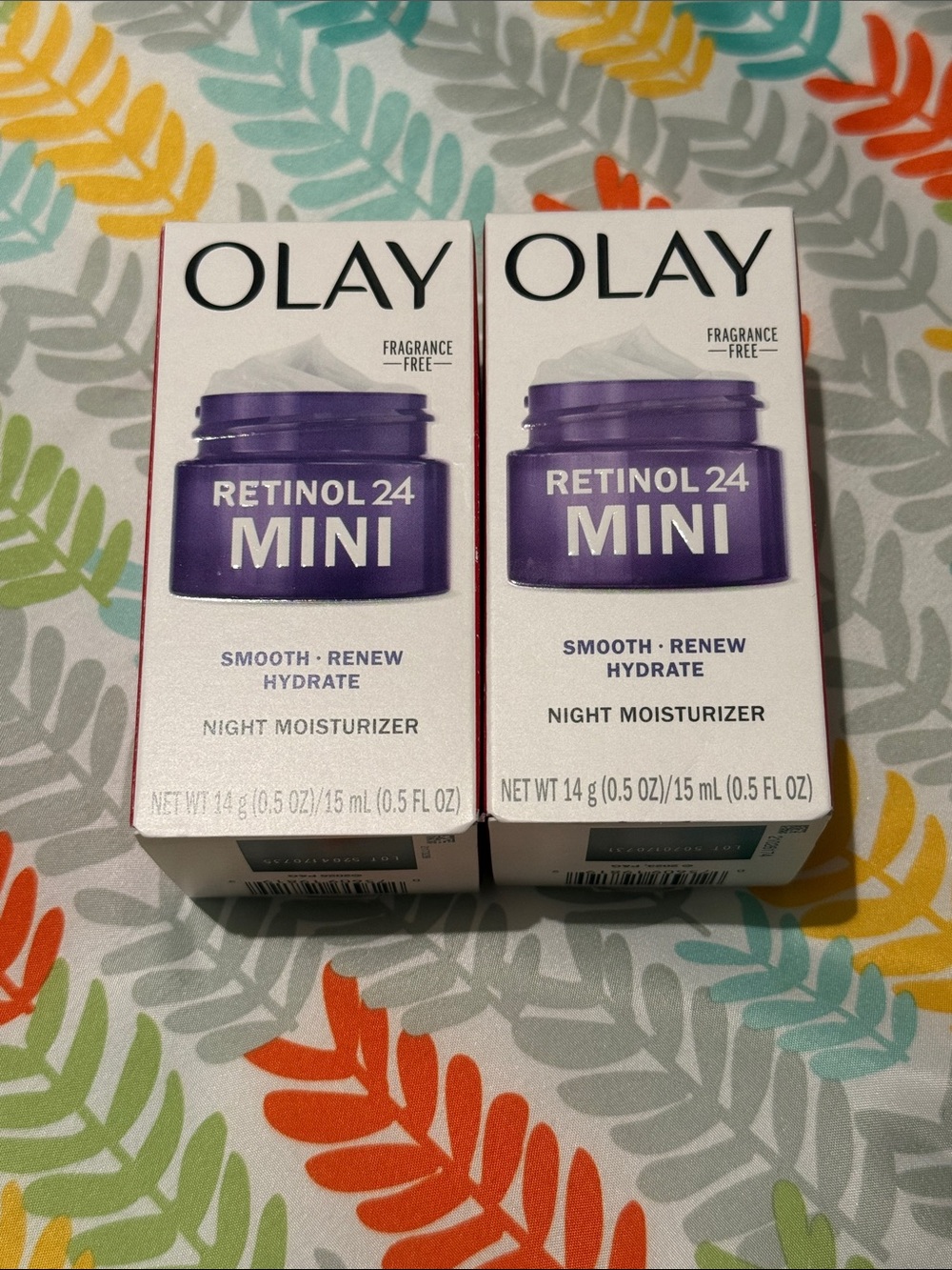 NWT 2 OLAY Retinol24 Mini Night Moisturizers